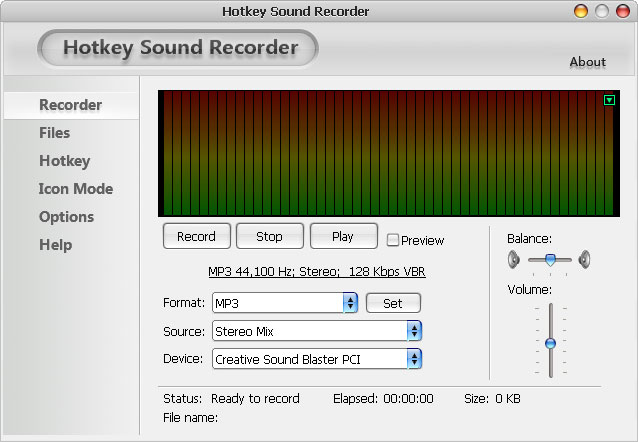 Hotkey Sound Recorder 4.0 full
